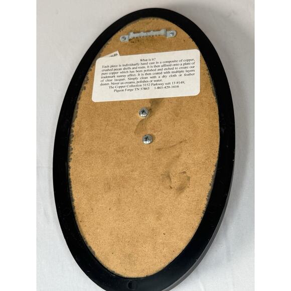 Copperama Basketball Male Player Wall Plaque 3-D copper art w/Frame, 85-28 - Picture 7 of 13